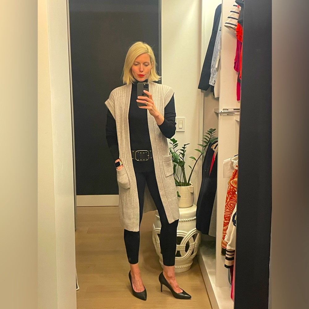 Grey Maxi Cardigan